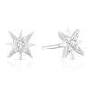 Thumbnail Image 0 of Sterling Silver Cubic Zirconia Northern Star Stud Earrings