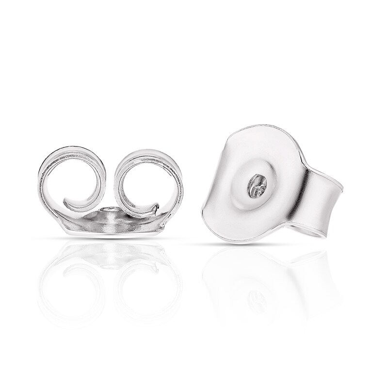 Main Image 2 of Sterling Silver Cubic Zirconia Northern Star Stud Earrings