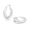 Thumbnail Image 0 of Sterling Silver Double Twist Hoop Earrings