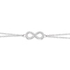 Thumbnail Image 1 of Sterling Silver 7 Inch Cubic Zirconia Eternity Symbol Bracelet