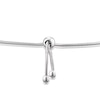 Thumbnail Image 3 of Sterling Silver 11" Cubic Zirconia Bar Adjustable Bracelet