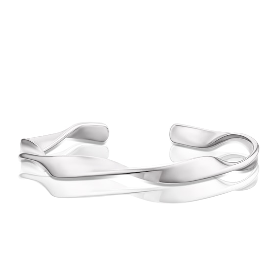 Sterling Silver Twist Cuff Bracelet