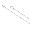 Thumbnail Image 3 of Sterling Silver Cubic Zirconia Twist Circle Necklace