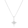 Thumbnail Image 0 of Sterling Silver Cubic Zirconia Northern Star Pendant