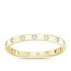 Thumbnail Image 0 of 9ct Yellow Gold Flush Set Cubic Zirconia Full Eternity Ring