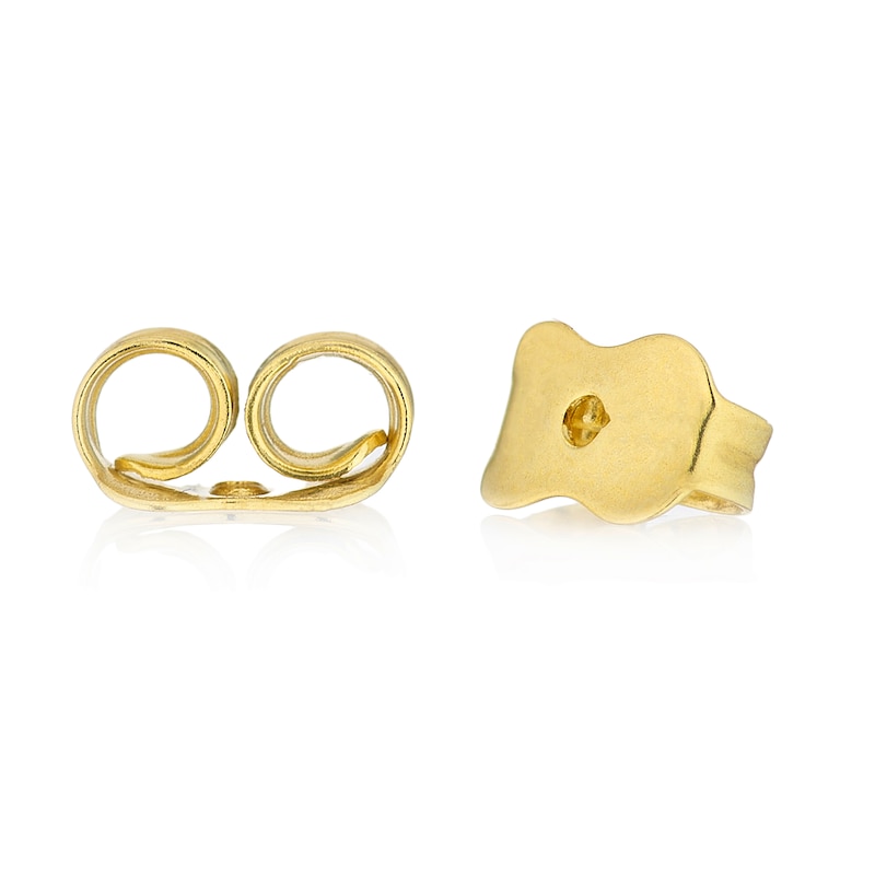 9ct Yellow Gold Mix Cut Cubic Zirconia Stud Earrings