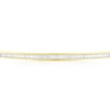 Thumbnail Image 1 of 9ct Yellow Gold Baguette Cubic Zirconia Bangle