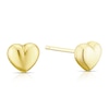 Thumbnail Image 0 of 9ct Yellow Gold Heart Stud Earrings