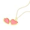 Thumbnail Image 1 of 9ct Yellow Gold Heart Locket Necklace