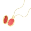 Thumbnail Image 1 of 9ct Yellow Gold Oval Locket Necklace