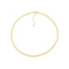 Thumbnail Image 1 of 9ct Yellow Gold Braided Herringbone Chain Necklace