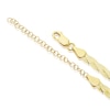 Thumbnail Image 2 of 9ct Yellow Gold Braided Herringbone Chain Necklace