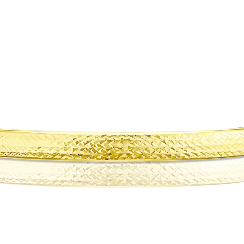 9ct Yellow Gold Hinge Cuff Bangle