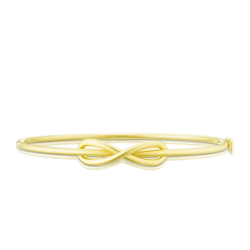 9ct Yellow Gold Eternity Symbol Bangle