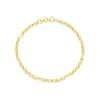 Thumbnail Image 0 of 9ct Yellow Gold Belcher Mix Chain Link Bracelet