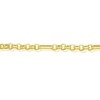 Thumbnail Image 1 of 9ct Yellow Gold Belcher Mix Chain Link Bracelet