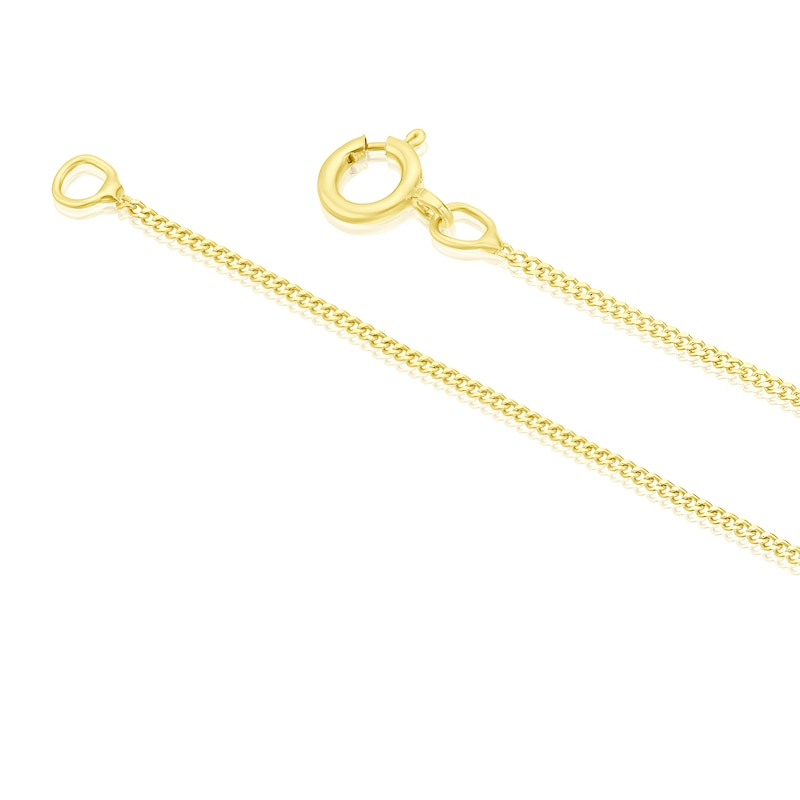 9ct Yellow Gold Diamond & Pearl Figure Eight Pendant Necklace