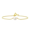 9ct Yellow Gold Round Pearl Bracelet