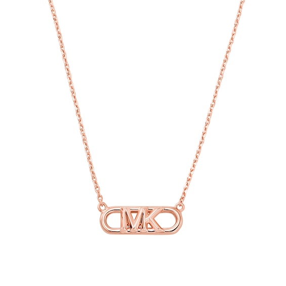 Michael Kors Statement Link MK 14ct Rose Gold Plated Silver 