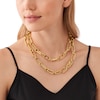 Thumbnail Image 3 of Michael Kors Statement Link MK 14ct Gold Plated Silver Overlap Chain Necklace