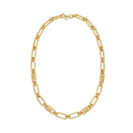 Michael Kors Empire Link 14ct Gold Plate Chain Necklace
