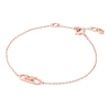 Thumbnail Image 0 of Michael Kors Statement Link MK 14ct Rose Gold Plated Silver Bracelet