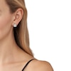 Thumbnail Image 3 of Michael Kors Sterling Silver Cubic Zirconia Pave Padlock Stud Earrings