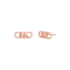 Thumbnail Image 0 of Michael Kors Statement Link MK 14ct Rose Gold Plated Silver Stud Earrings