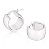 Thumbnail Image 1 of Sterling Silver Wide Hoop Earrings