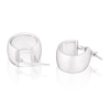 Thumbnail Image 2 of Sterling Silver Wide Hoop Earrings