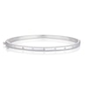 Thumbnail Image 0 of Sterling Silver 0.12ct Diamond Swiss Set Bangle