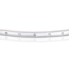 Thumbnail Image 1 of Sterling Silver 0.12ct Diamond Swiss Set Bangle