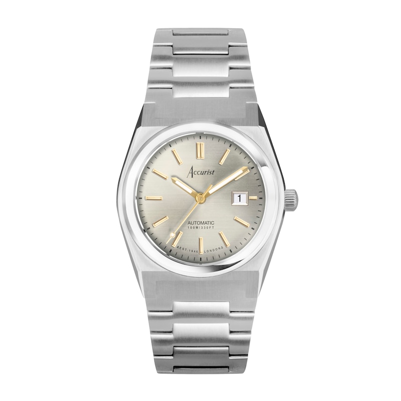 Accurist Ladies Origin Automatic Stainless Steel Bracelet 34mm Watch