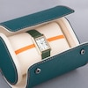Thumbnail Image 8 of Accurist Rectangle Ladies' Green Leather Strap Watch
