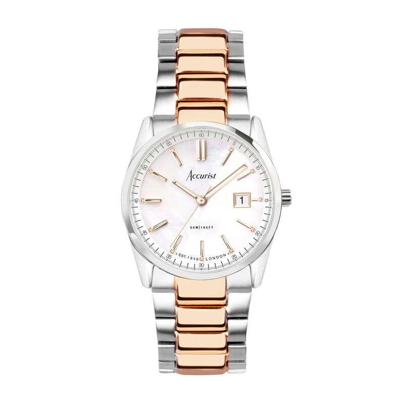 Main Image 1 of Accurist Everyday Ladies' MOP Dial & Two Tone Bracelet Watch