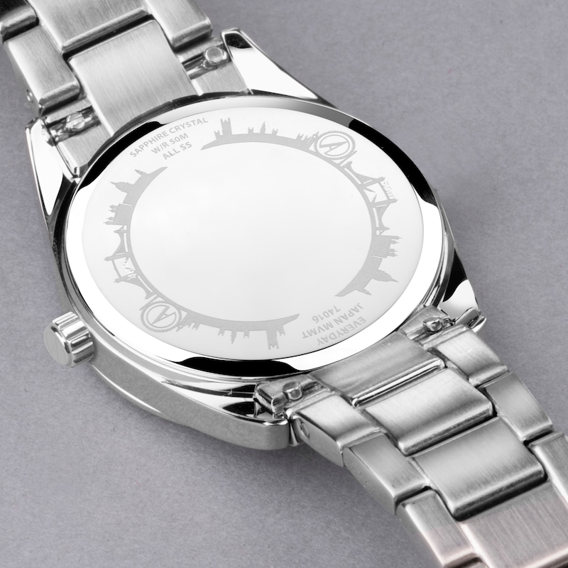 Accurist Ladies Everyday Solar Stainless Steel Bracelet 30mm Watch