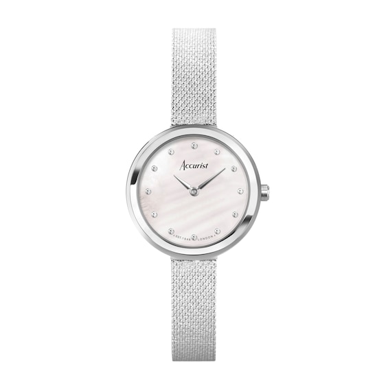 Accurist Jewellery Ladies Mother Of Pearl Dial Bracelet Watc