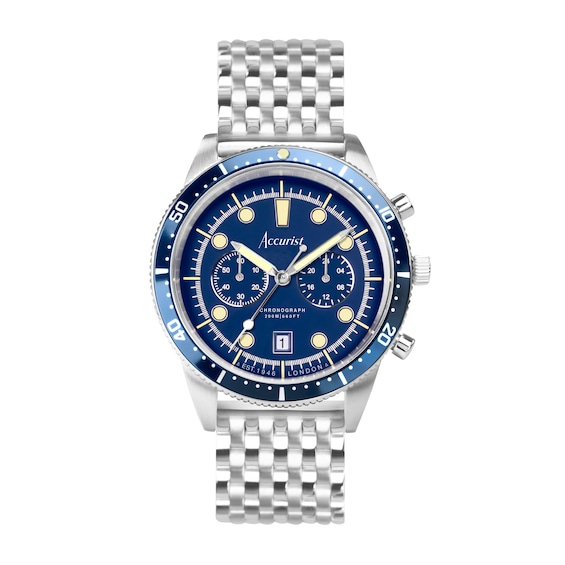 Accurist Dive Men’s Blue Dial Bracelet Watch