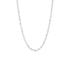 Thumbnail Image 1 of 9ct White Gold 17.75" Sparkle Twist Chain