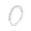 Thumbnail Image 1 of Vera Wang 18ct White Gold 0.45ct Total Diamond Round Cut Eternity Ring