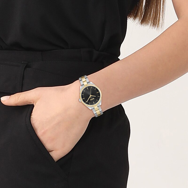 BOSS Sage Black Dial Bracelet Watch