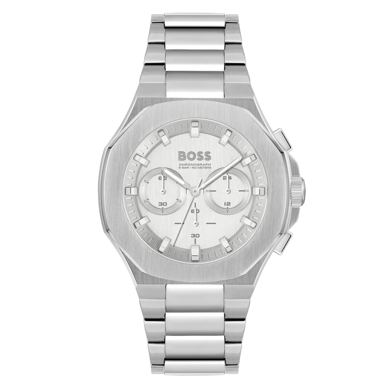 Main Image 1 of BOSS Taper Men's Chronograph White Dial & Stainless Steel Watch