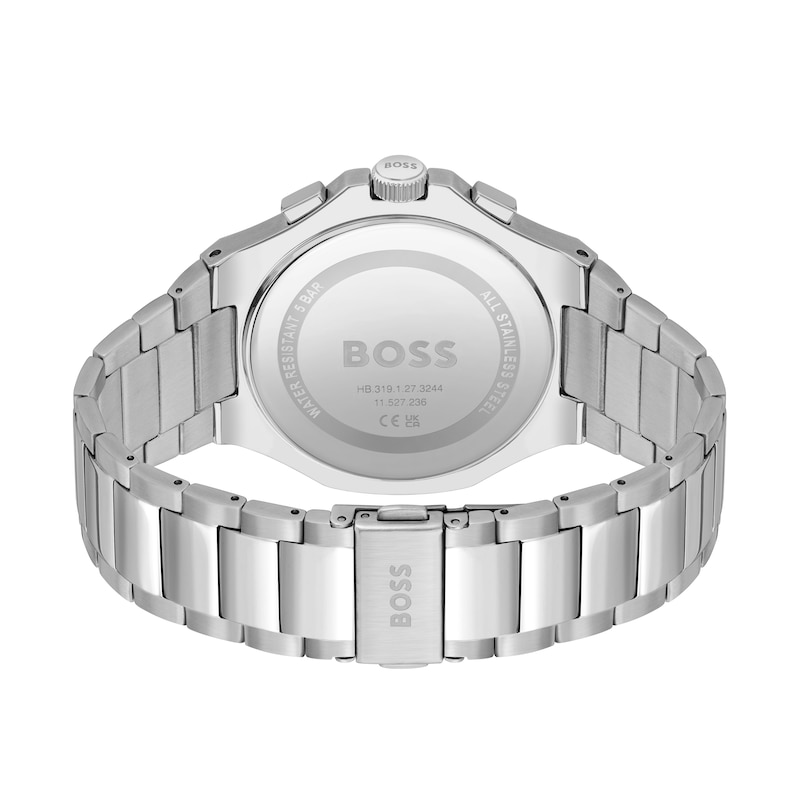 BOSS Taper Men's Chronograph White Dial & Stainless Steel Watch