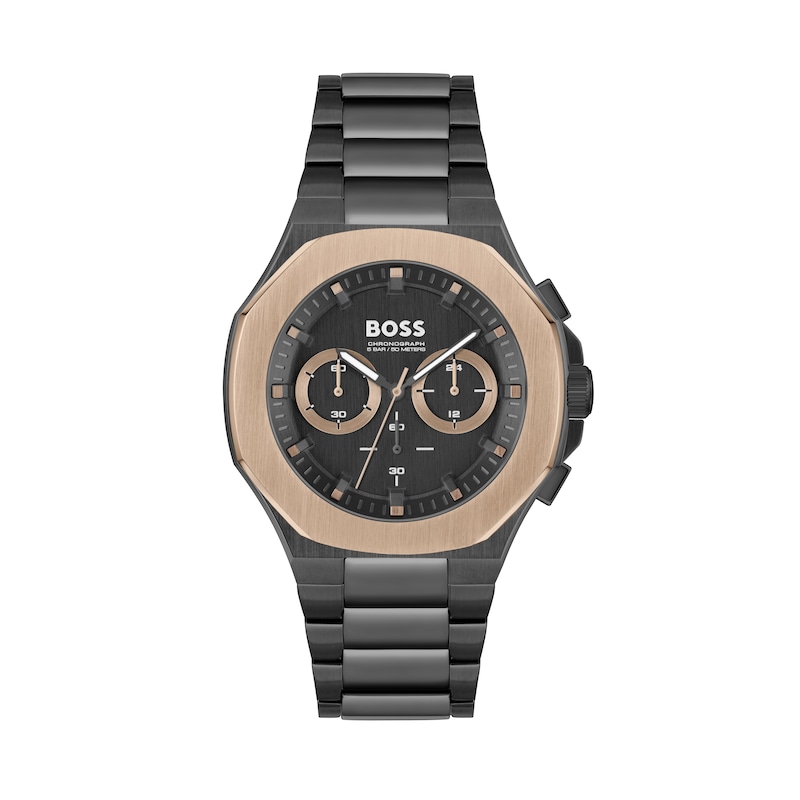 BOSS GQ 2023 Taper Men's Chronograph Black Stainless Steel Watch