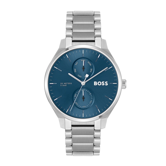 BOSS Tyler Men’s Blue Dial & Stainless Steel Bracelet Watch