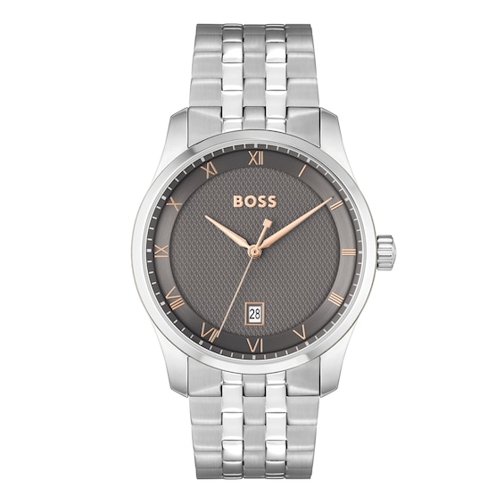 BOSS Principle Men’s Stainless Steel Bracelet Watch