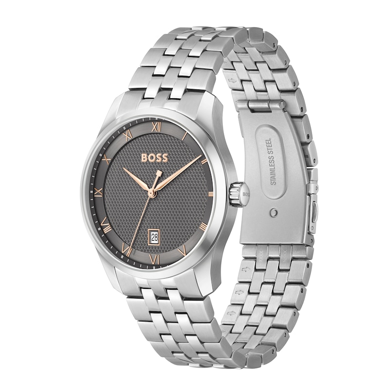 BOSS Principle Men's Stainless Steel Bracelet Watch