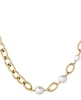 Thumbnail Image 1 of BOSS Leah Ladies' Gold-Tone & Pearl Chain Necklace
