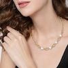 Thumbnail Image 3 of BOSS Leah Ladies' Gold-Tone & Pearl Chain Necklace