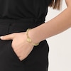 Thumbnail Image 3 of BOSS Dinya Yellow Gold IP Chain Padlock Heart Bracelet